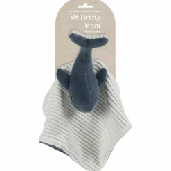 Clearance Doudou Baleine Nico (28x28 cm) Doudou Plat