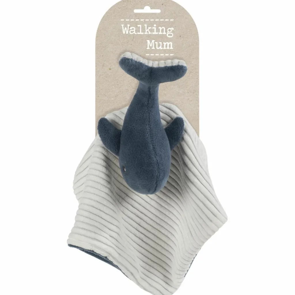 Clearance Doudou Baleine Nico (28x28 cm) Doudou Plat