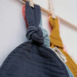 Doudou ballon Bleu pétrole (personnalisable) Doudou Plat