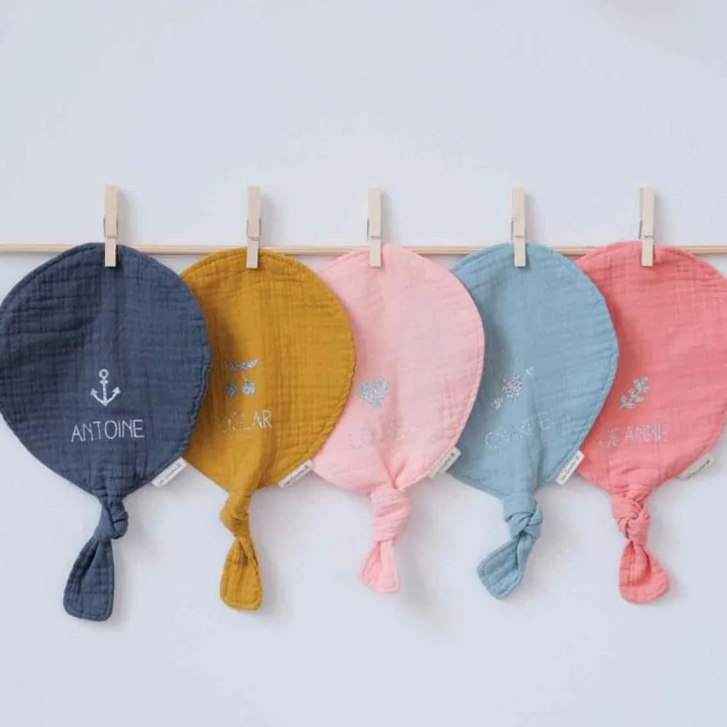 Sale Doudou ballon Vert amande (personnalisable) Doudou Plat