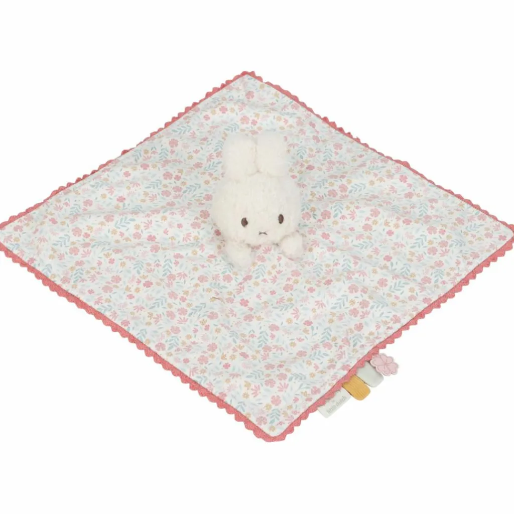 Outlet Doudou carré Miffy Lucky Blossom Doudou Attache Sucette