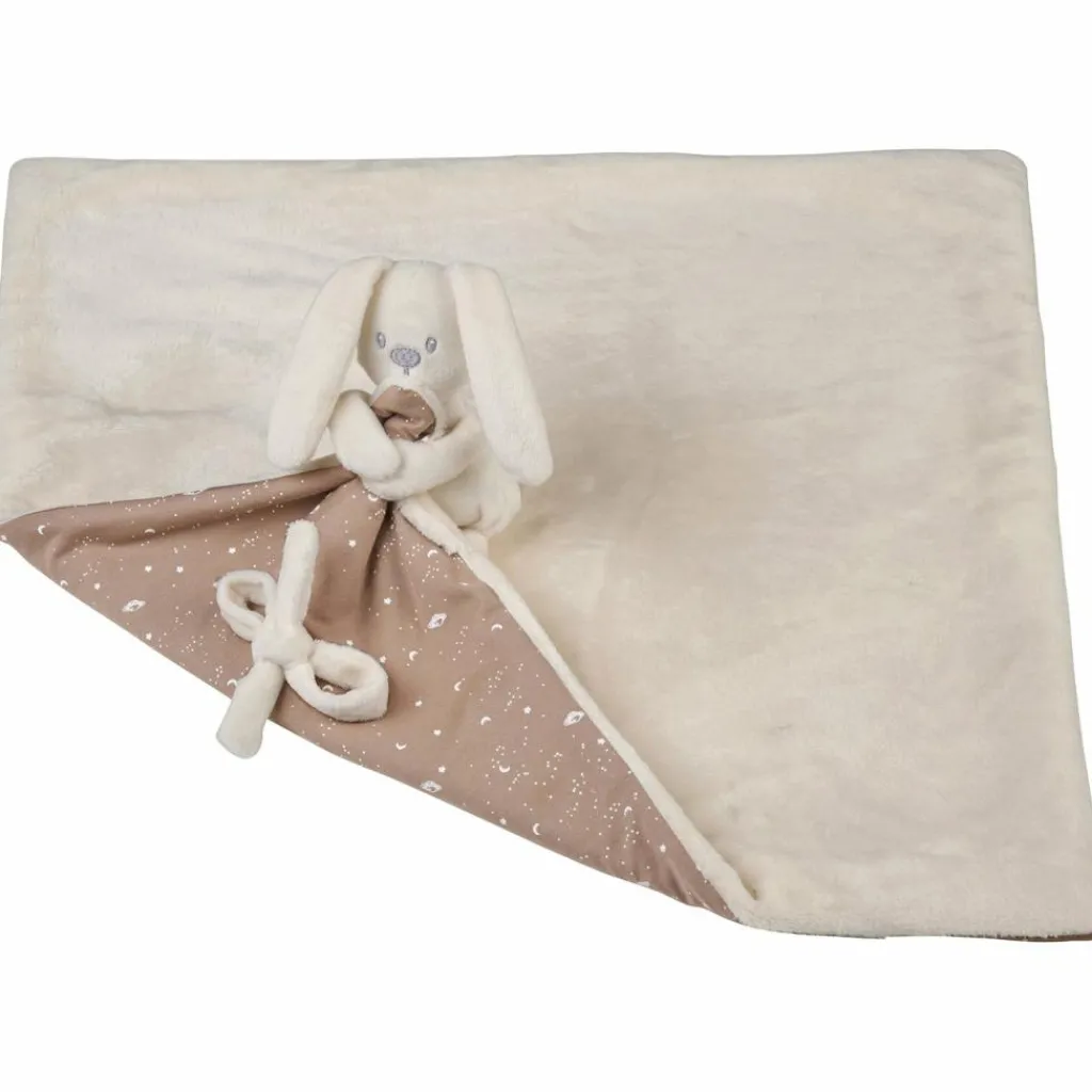 Outlet Doudou couverture Lapidou phosphorescent Sable Doudou Attache Sucette