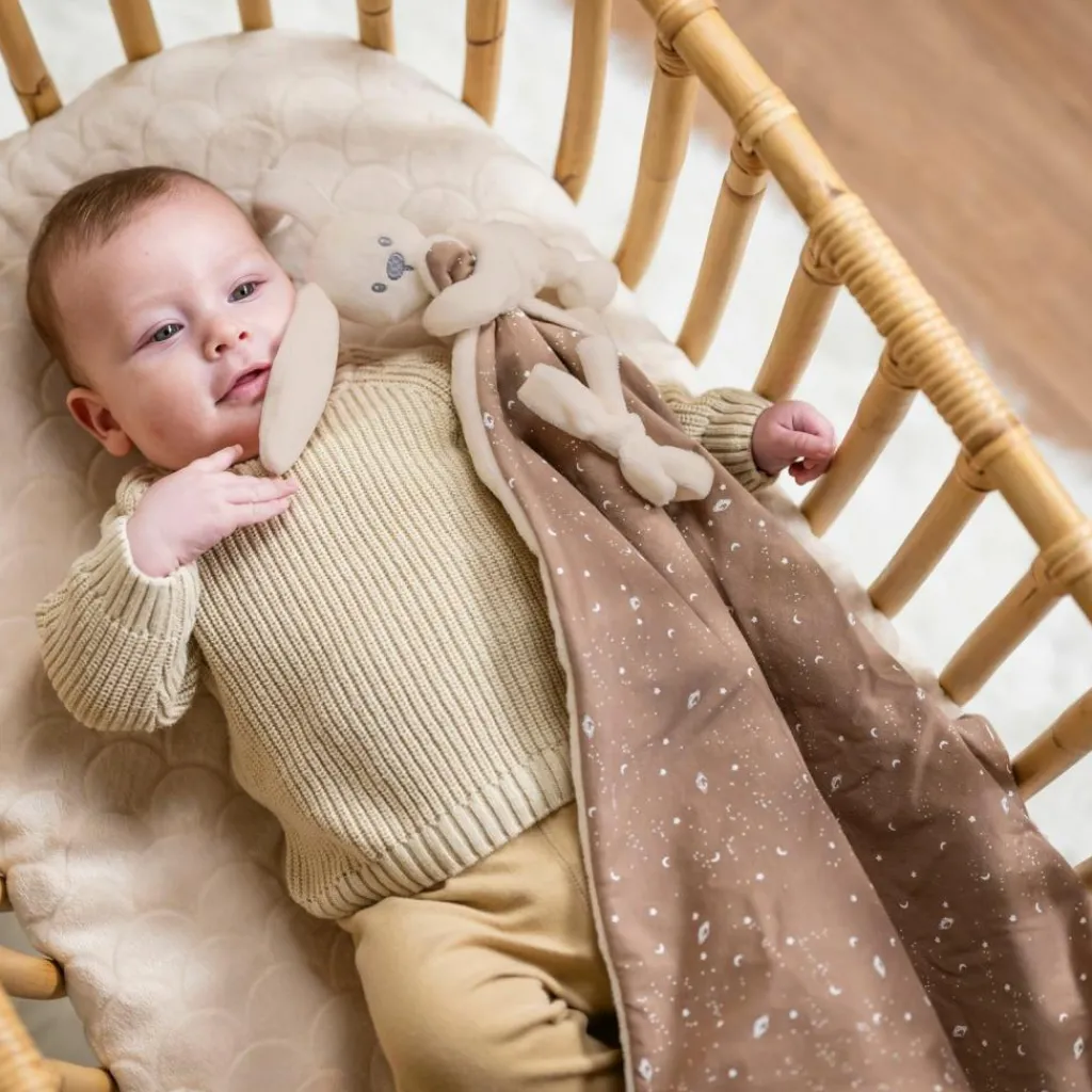 Outlet Doudou couverture Lapidou phosphorescent Sable Doudou Attache Sucette