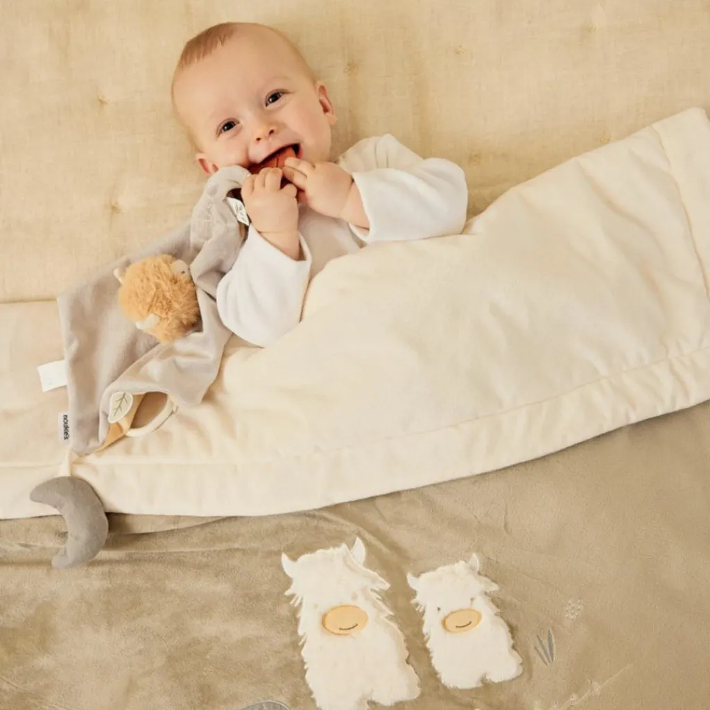 New Doudou d’activités Fluffy Cow Peluche D'Activités