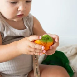 New Doudou de dentition 2 en 1 Cathy la carotte Doudou Plat