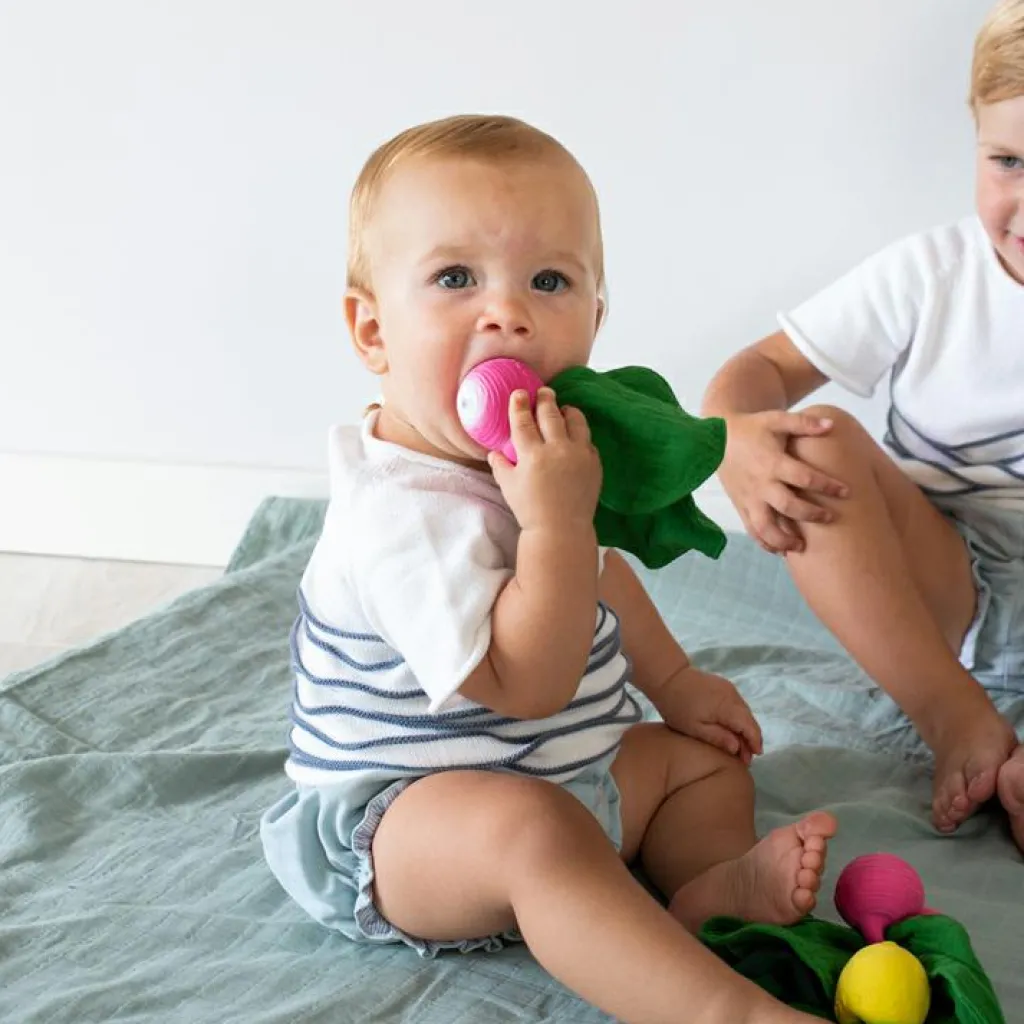 Online Doudou de dentition 2 en 1 Ramona le radis Doudou Plat