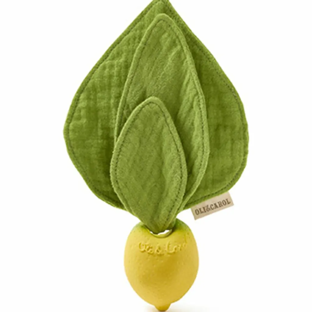 Sale Doudou de dentition 2 en 1 John Lemon Doudou Plat