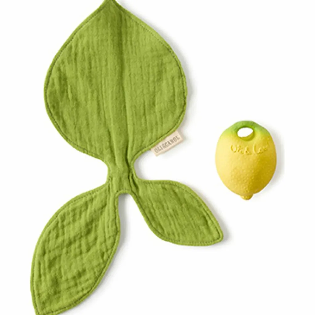 Sale Doudou de dentition 2 en 1 John Lemon Doudou Plat