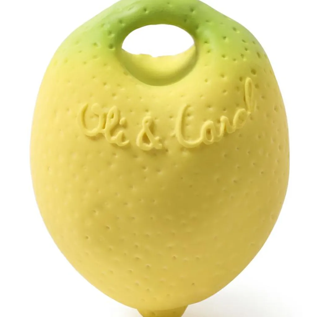 Sale Doudou de dentition 2 en 1 John Lemon Doudou Plat