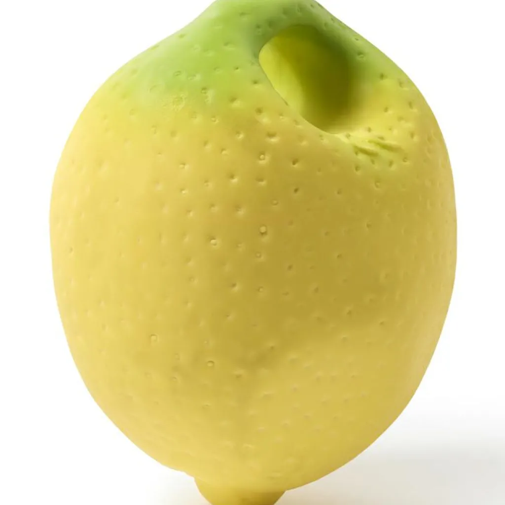 Sale Doudou de dentition 2 en 1 John Lemon Doudou Plat