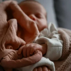 Online Doudou de dentition Leaf Rose Doudou Plat