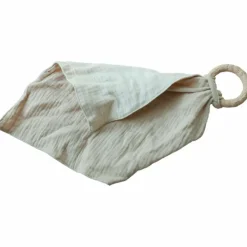 New Doudou de dentition Leaf Cream Doudou Plat