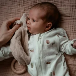 New Doudou de dentition Leaf Cream Doudou Plat