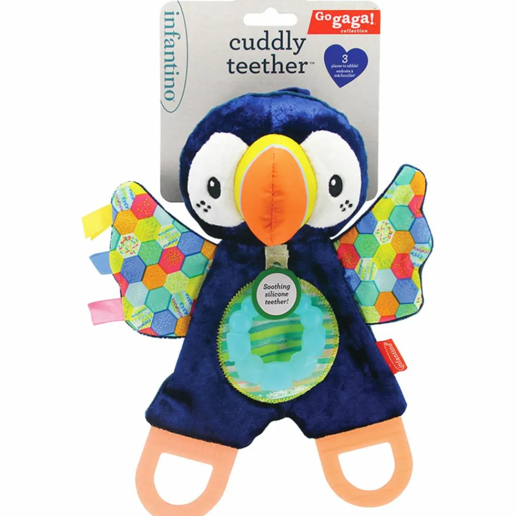 Hot Doudou dentition Macareux Peluche D'Activités