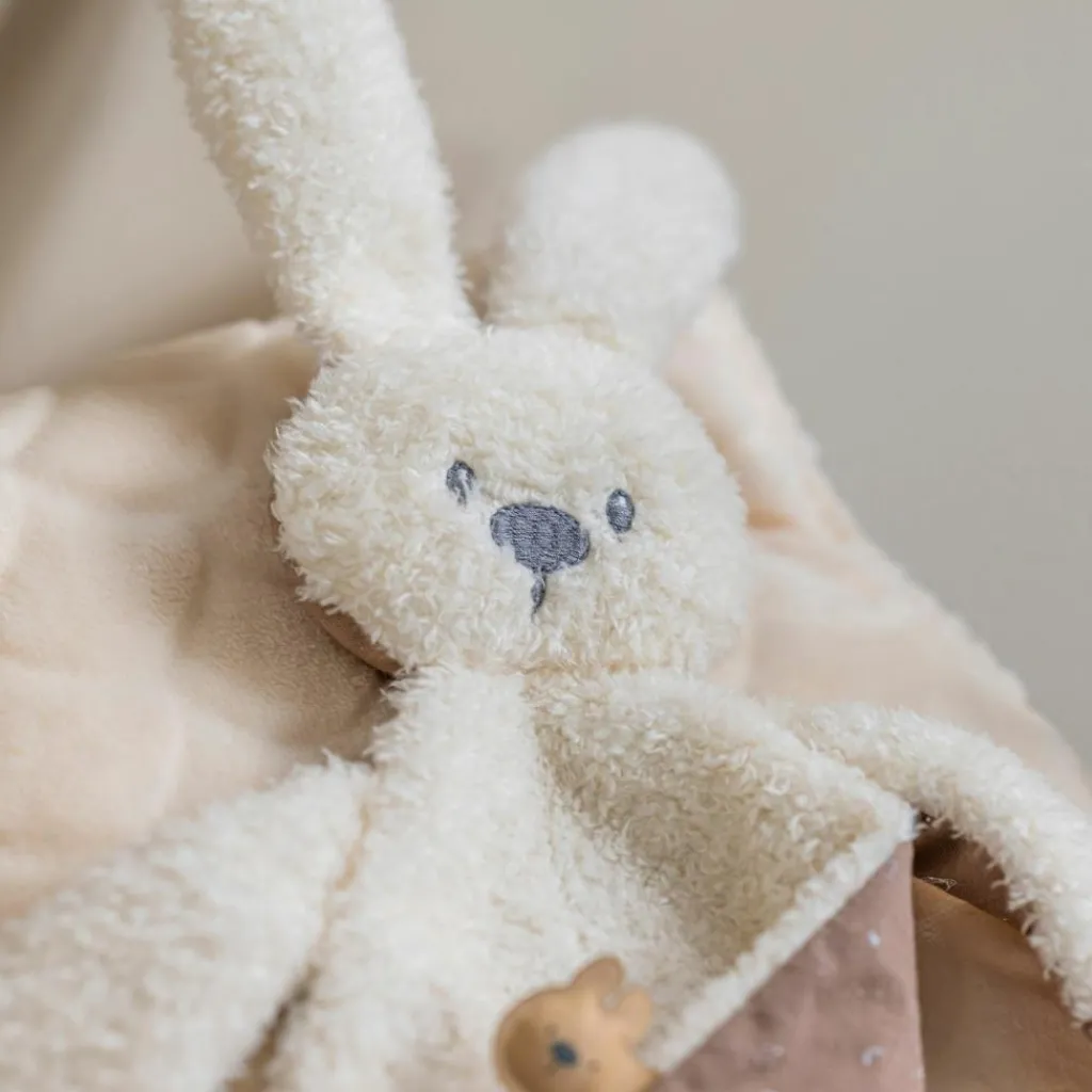 New Doudou Lapidou Teddy Glow phosphorescent Vanille Doudou Attache Sucette