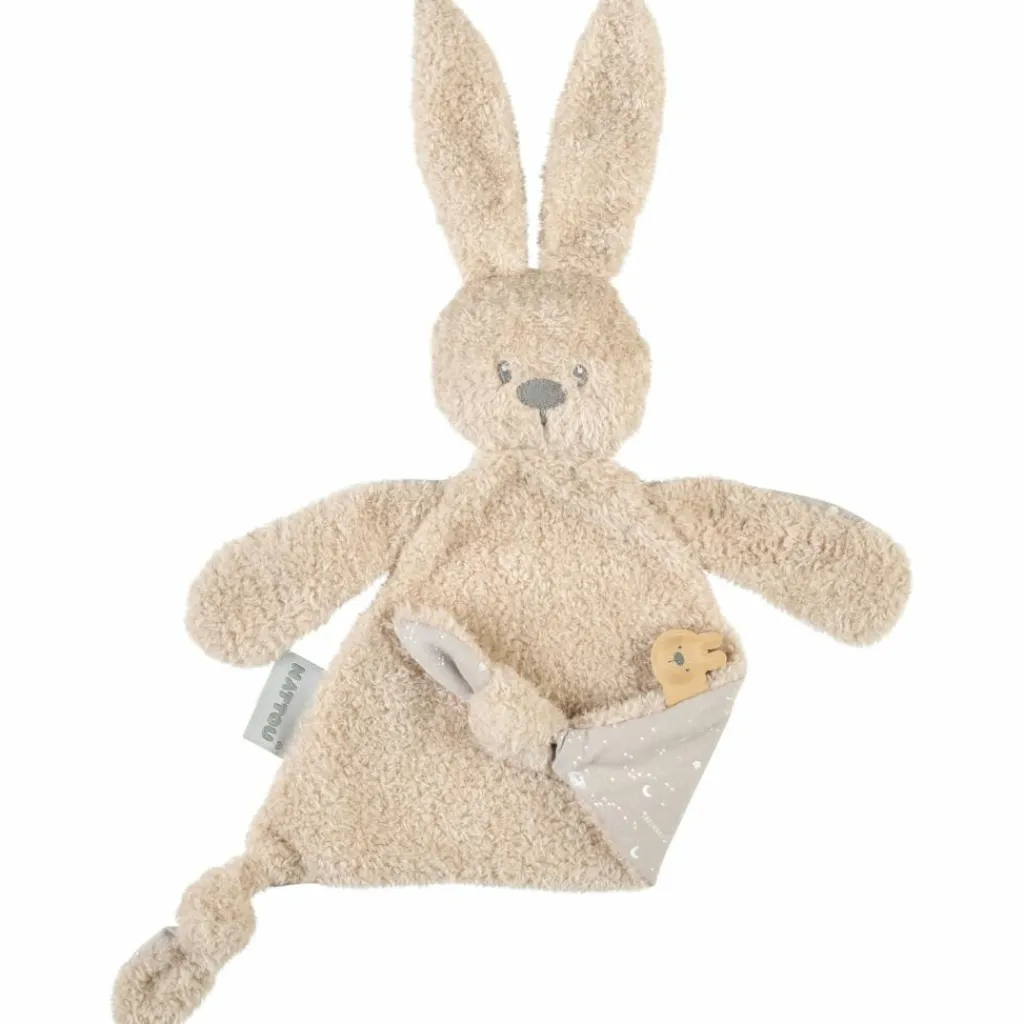 Sale Doudou Lapidou Teddy Glow phosphorescent Sable Doudou Attache Sucette