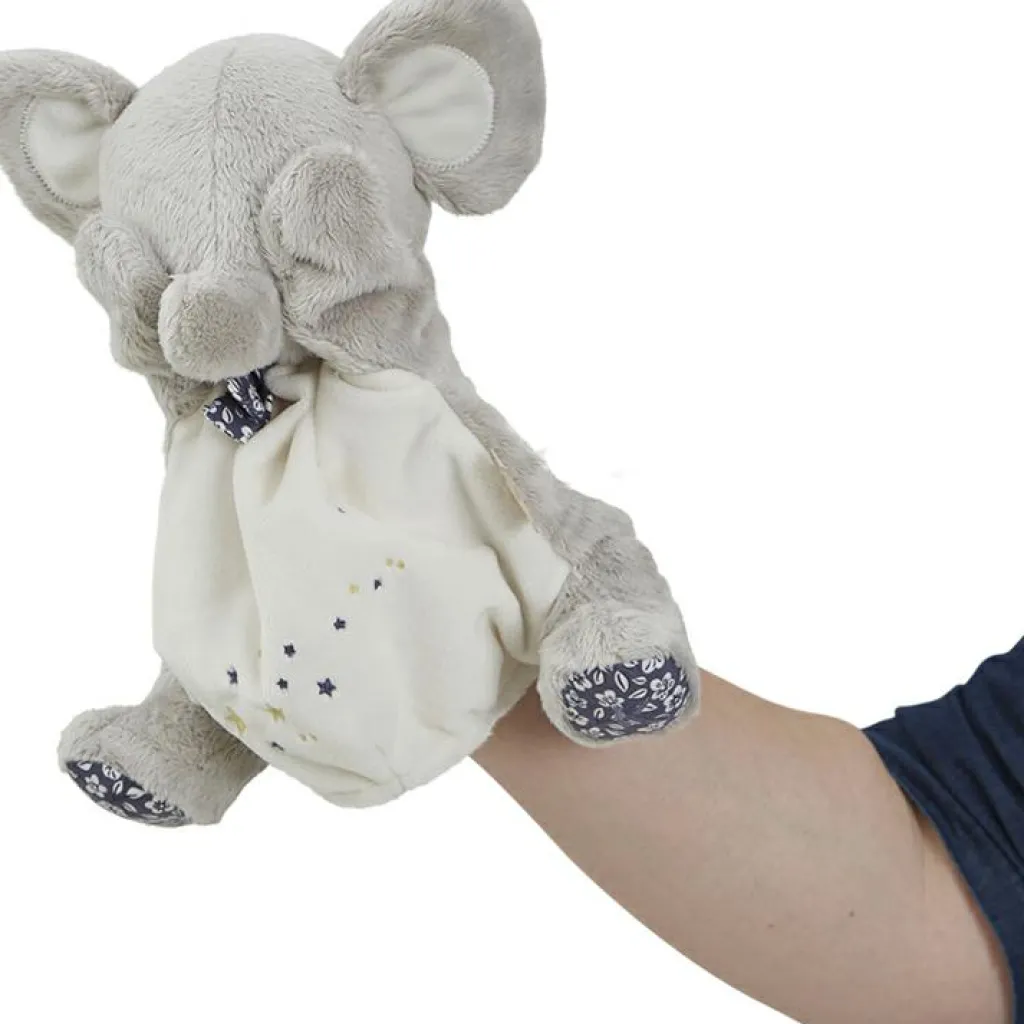 Discount Doudou marionnette éléphant (24 cm) Doudou Marionnette