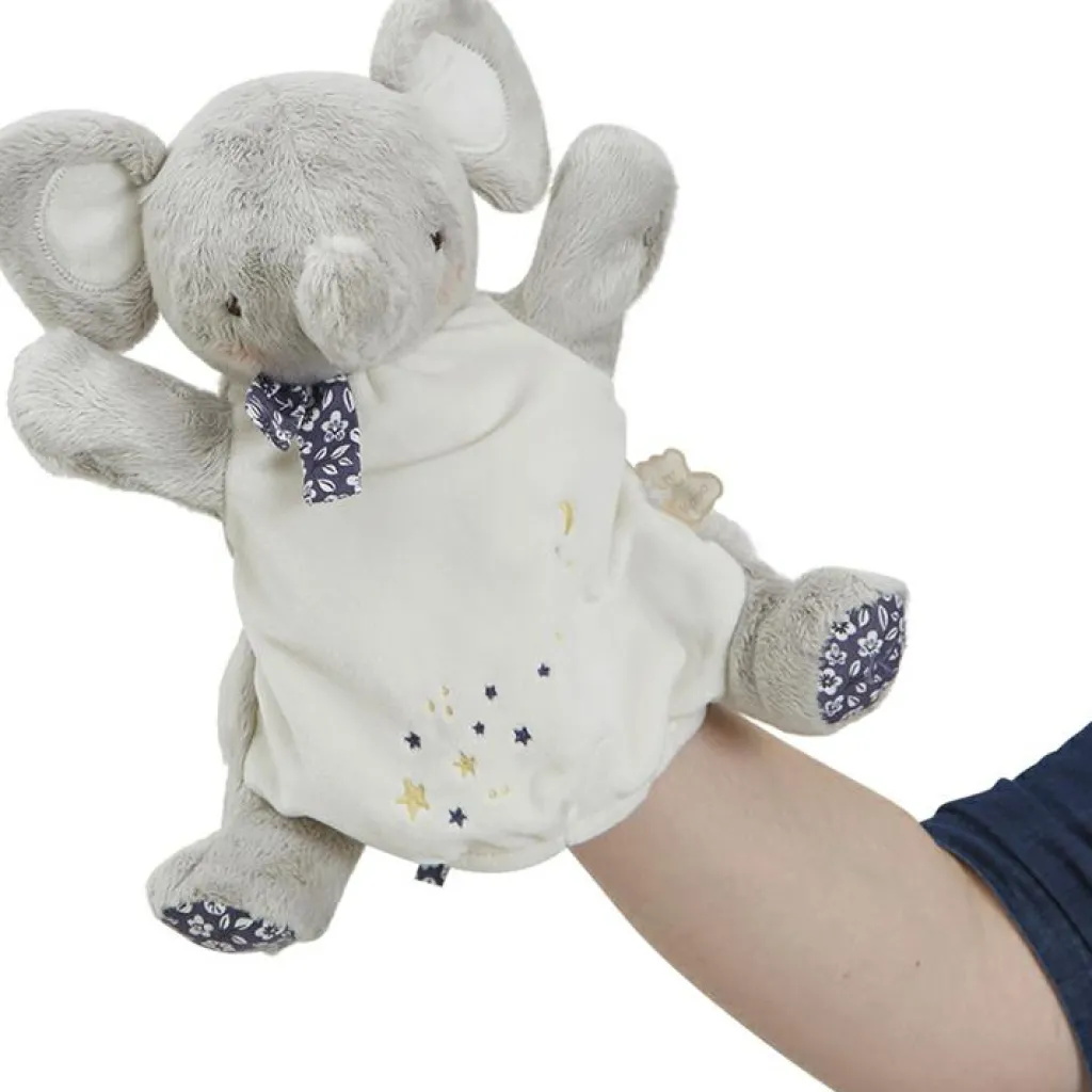 Discount Doudou marionnette éléphant (24 cm) Doudou Marionnette
