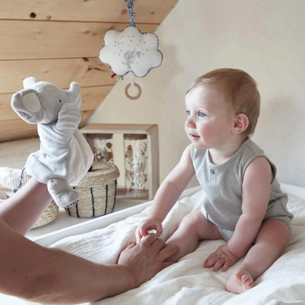 Discount Doudou marionnette éléphant (24 cm) Doudou Marionnette