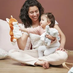 Hot Doudou marionnette renard Paprika Les amis Doudou Marionnette