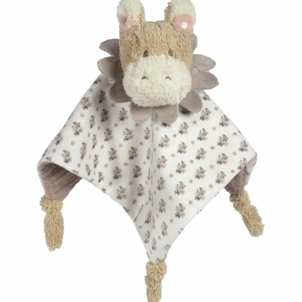 Hot Doudou âne Botton Fleurs Doudou Plat