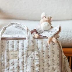 Hot Doudou âne Botton Fleurs Doudou Plat