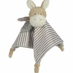 Sale Doudou âne Botton Rayures Doudou Plat