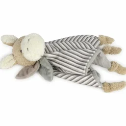 Sale Doudou âne Botton Rayures Doudou Plat