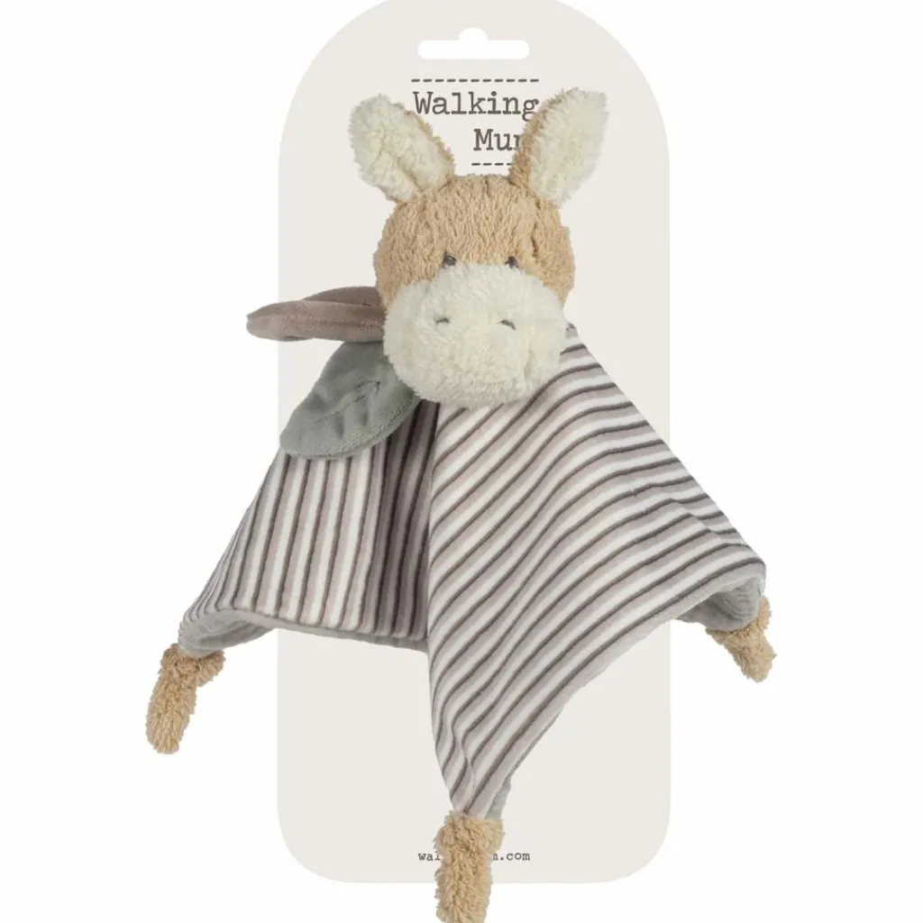 Sale Doudou âne Botton Rayures Doudou Plat