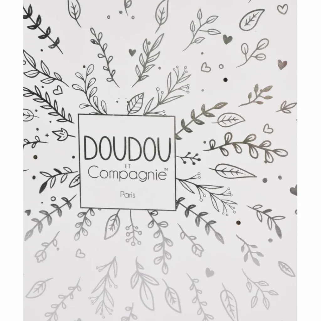 New Doudou Ours cape Argent (25 cm) Doudou Plat