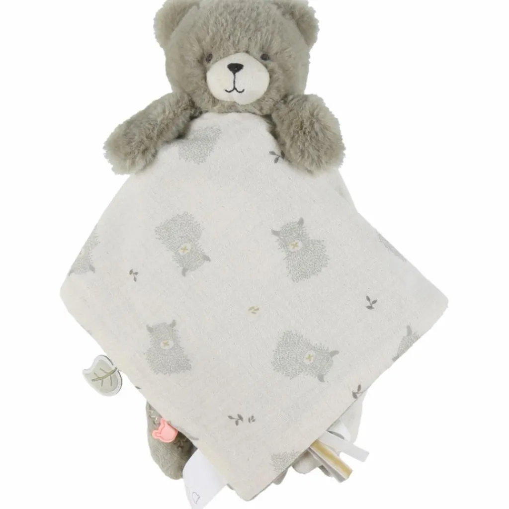 Best Doudou Ours réversible Jour et Nuit Orso Doudou Marionnette