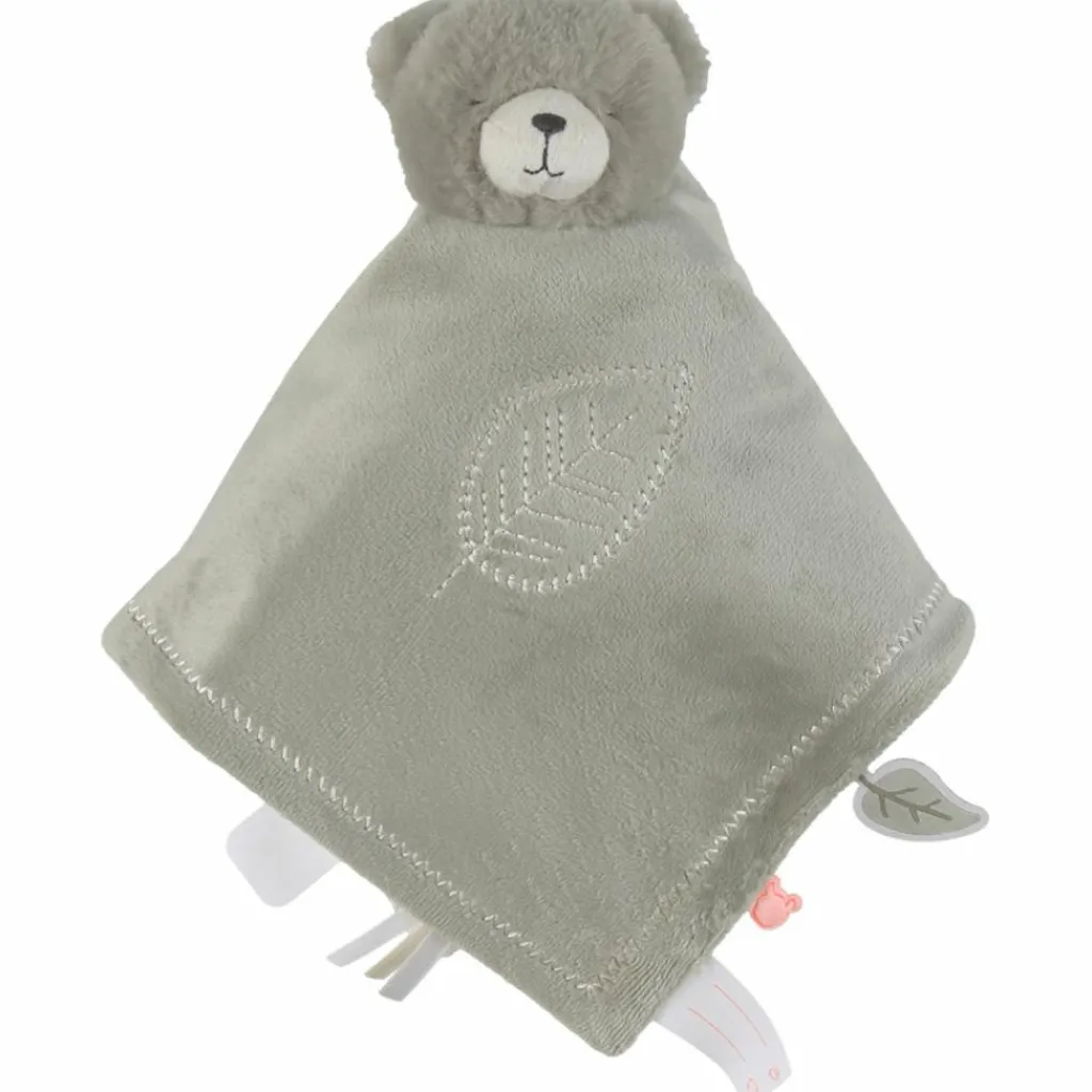 Best Doudou Ours réversible Jour et Nuit Orso Doudou Marionnette