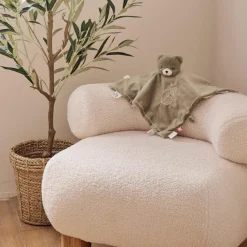 Best Doudou Ours réversible Jour et Nuit Orso Doudou Marionnette