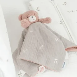 Online Doudou Ours réversible Jour et Nuit Orso Doudou Marionnette