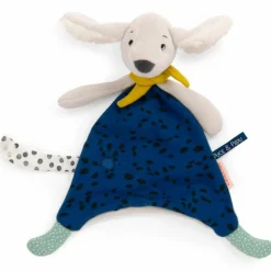 Outlet Doudou Pilou bleu Puce et Pilou Doudou Plat