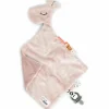 Online Doudou plat attache sucette Raffi la girafe rose (30 cm) Doudou Attache Sucette