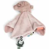 Outlet Doudou plat attache-sucette Pigee Rose Doudou Attache Sucette