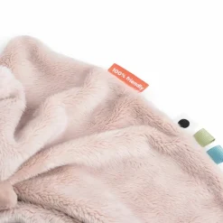 Outlet Doudou plat attache-sucette Pigee Rose Doudou Attache Sucette