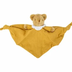Outlet Doudou plat avec hochet Ours Curry Doudou Plat