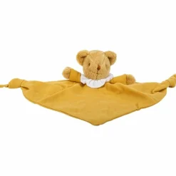 Outlet Doudou plat avec hochet Ours Curry Doudou Plat