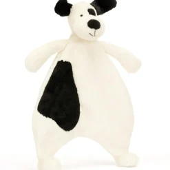 Best Doudou plat Bashful Chien noir et crème (20 cm) Doudou Plat