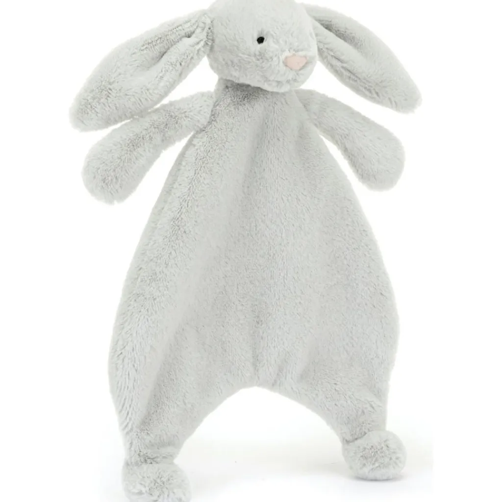 Clearance Doudou plat Bashful Lapin Silver (20 cm) Doudou Plat