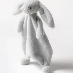 Clearance Doudou plat Bashful Lapin Silver (20 cm) Doudou Plat