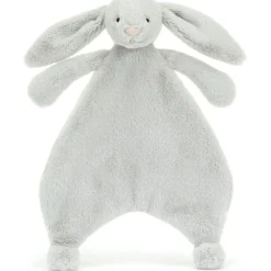 Clearance Doudou plat Bashful Lapin Silver (20 cm) Doudou Plat
