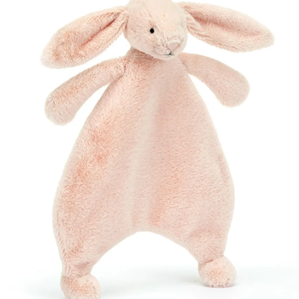 New Doudou plat Bashful Lapin Blush (20 cm) Doudou Plat