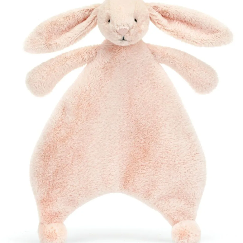 New Doudou plat Bashful Lapin Blush (20 cm) Doudou Plat
