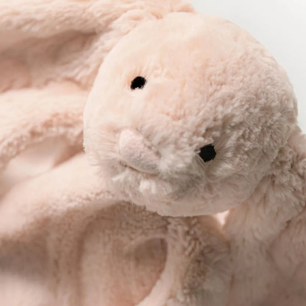New Doudou plat Bashful Lapin Blush (20 cm) Doudou Plat