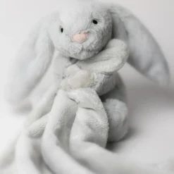 Sale Doudou plat Bashful Lapin Silver (34 cm) Doudou Plat