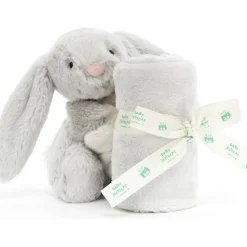 Sale Doudou plat Bashful Lapin Silver (34 cm) Doudou Plat