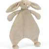 Doudou plat Bashful Lapin Beige (27 cm) Doudou Plat